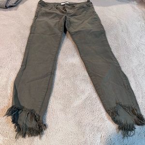 cello high rise frayed end jeans